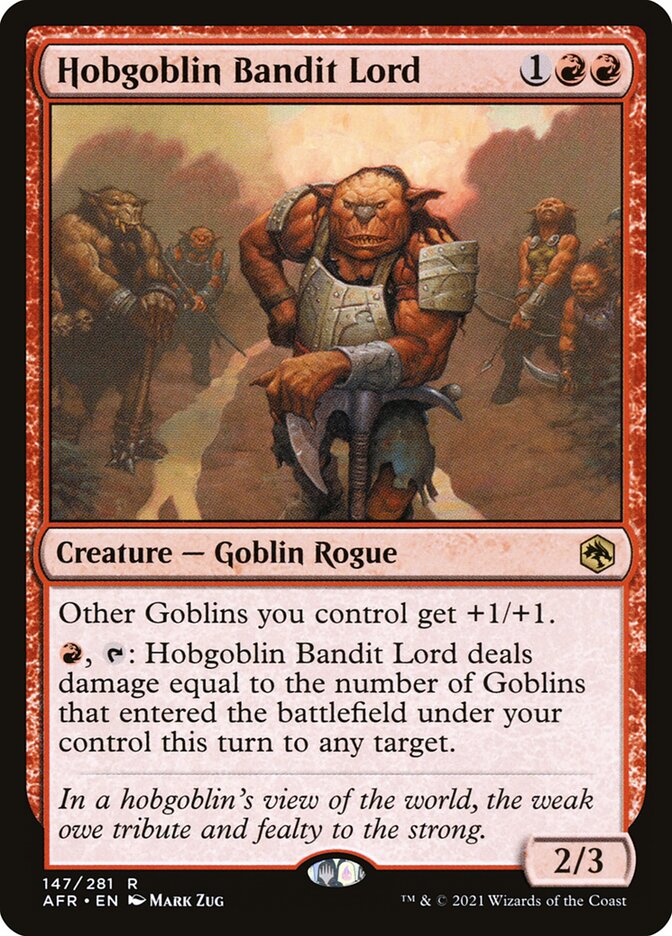 Hobgoblin Bandit Lord - AFR #147 - Foil