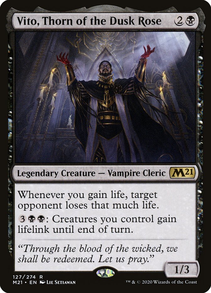 Vito, Thorn of the Dusk Rose - M21 #127 - Foil