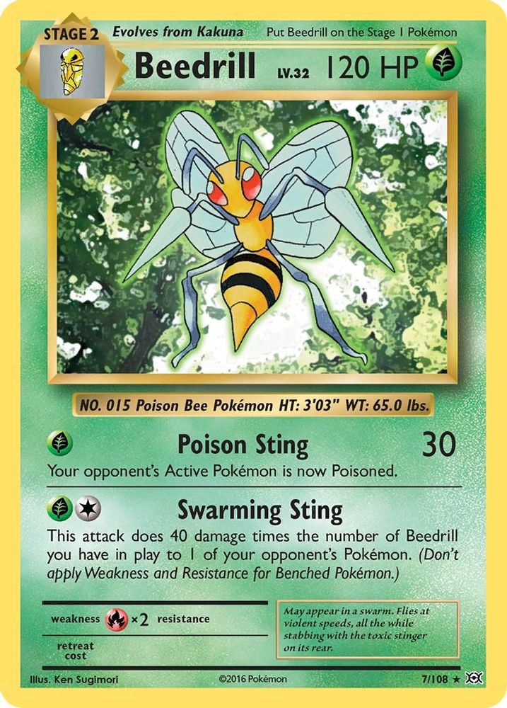 Beedrill 7/108 - XY - Evolutions
