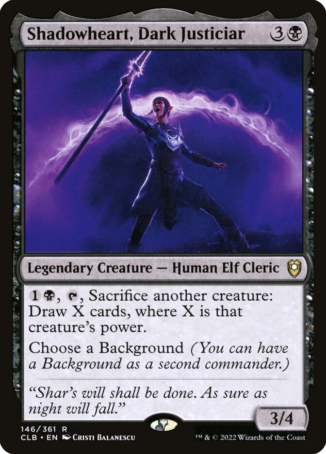 Shadowheart, Dark Justiciar - CLB #146