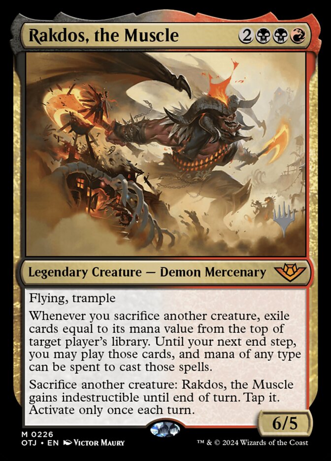 Rakdos, the Muscle - POTJ #226p