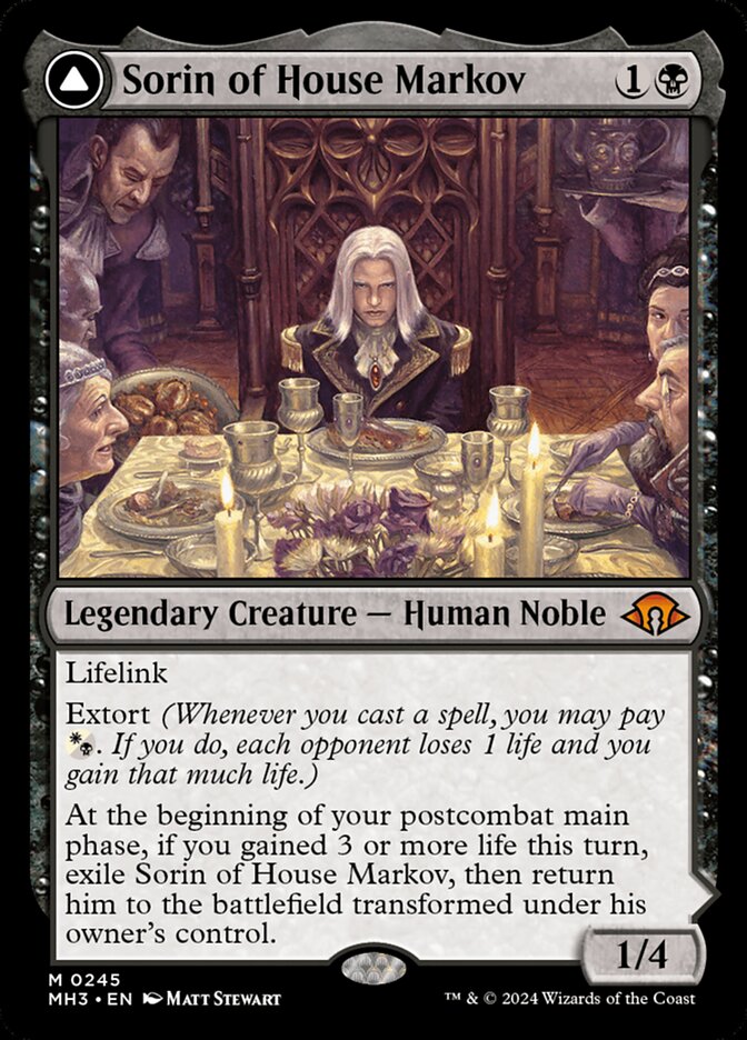 Sorin of House Markov // Sorin, Ravenous Neonate - MH3 #245
