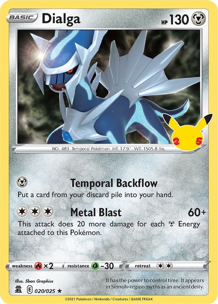 Dialga 020/025 - Celebrations