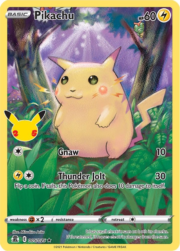Pikachu 005/025 - Celebrations
