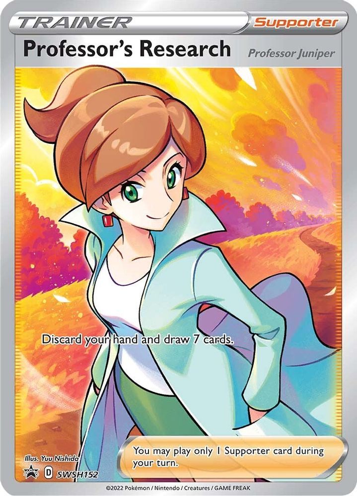 Professor's Research [Professor Juniper] - SWSH152 SWSH152 - SWSH: Sword & Shield Promo Cards