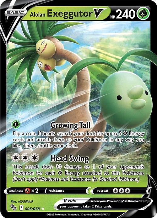 Alolan Exeggutor V 005/078 - Pokemon GO