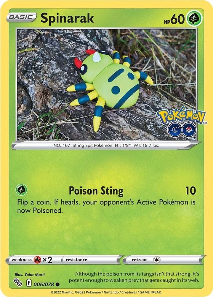 Spinarak 006/078 - Pokemon GO