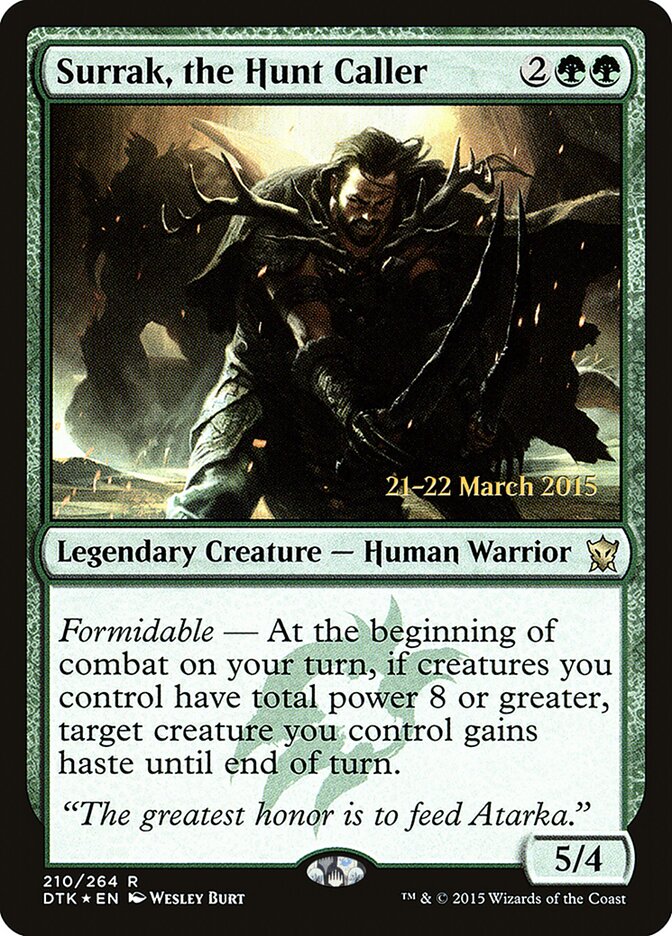Surrak, the Hunt Caller - PDTK #210s - Foil