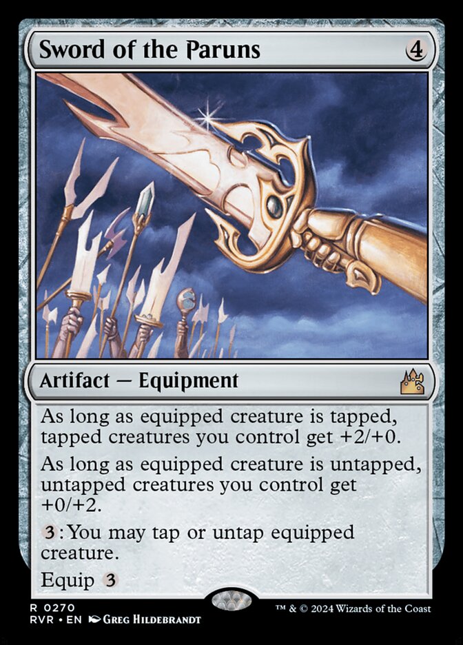 Sword of the Paruns - RVR #270 - Foil