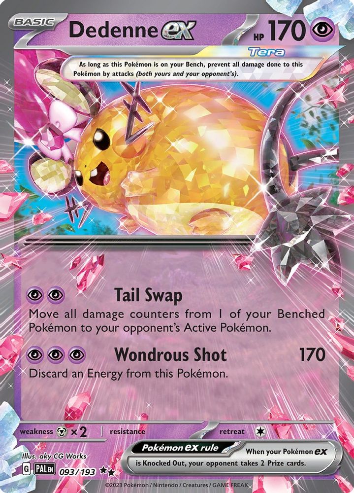 Dedenne ex - 093/193 093/193 - SV02: Paldea Evolved