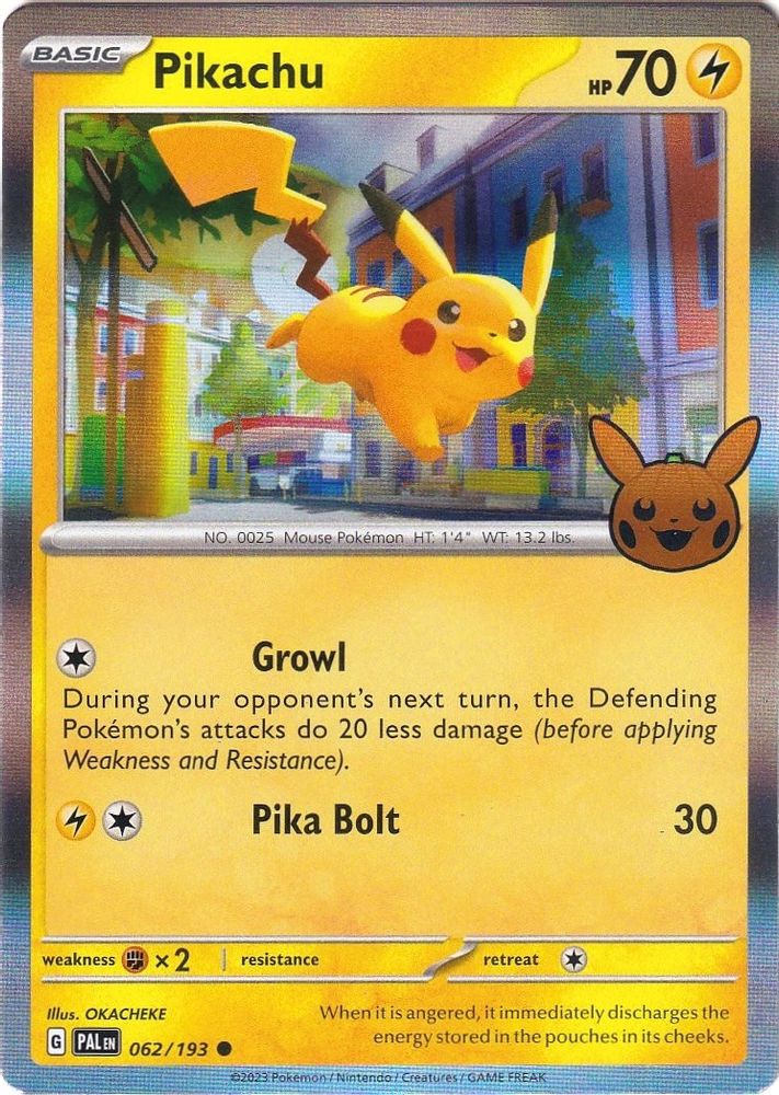 Pikachu 062/193 - Trick or Trade BOOster Bundle 2023