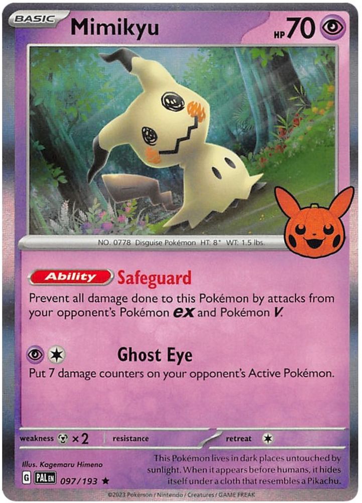 Mimikyu 097/193 - Trick or Trade BOOster Bundle 2023