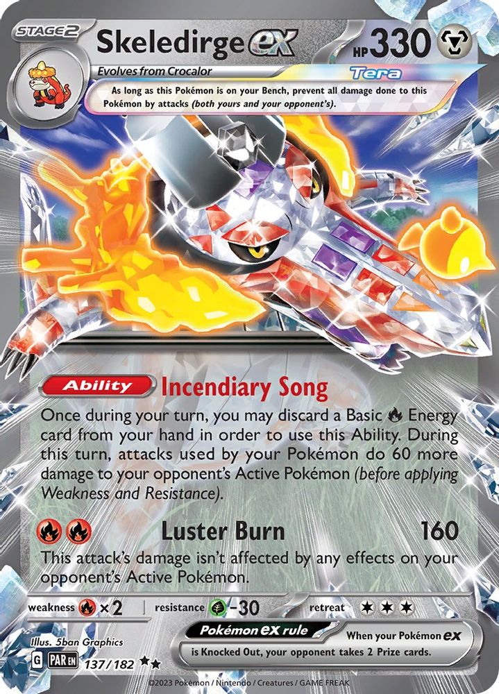 Skeledirge ex 137/182 - SV04: Paradox Rift