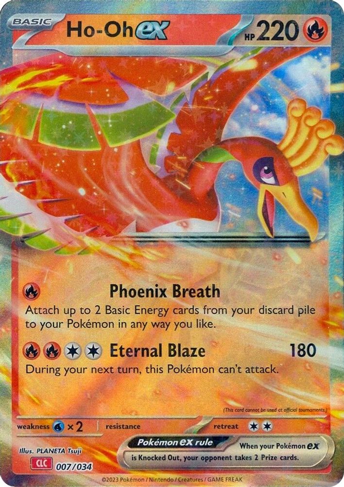 Ho-oh ex 007/034 - Trading Card Game Classic