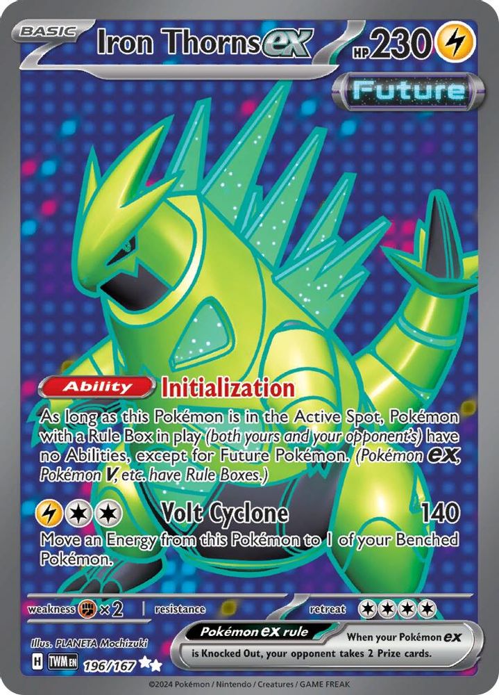 Iron Thorns ex - 196/167 196/167 - SV06: Twilight Masquerade