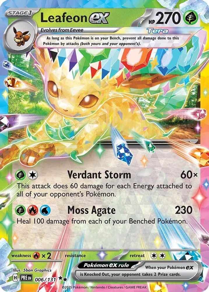 Leafeon ex - 006/131 006/131 - SV: Prismatic Evolutions