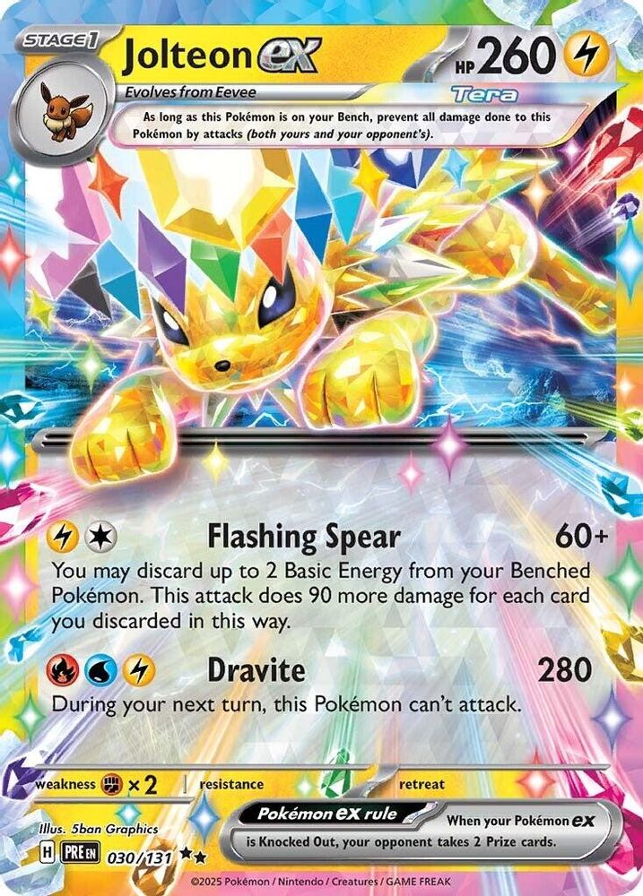 Jolteon ex - 030/131 030/131 - SV: Prismatic Evolutions
