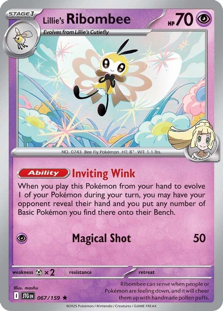 Lillie's Ribombee - 067/159 067/159 - SV09: Journey Together