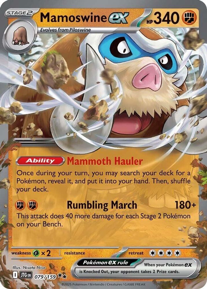 Mamoswine ex - 079/159 079/159 - SV09: Journey Together