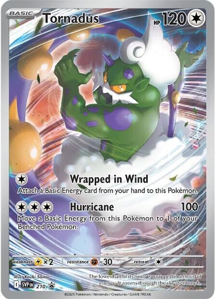 Tornadus - 210 210 - SV: Scarlet & Violet Promo Cards