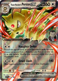 Team Rocket's Persian ex - 218 218 - SV: Scarlet & Violet Promo Cards