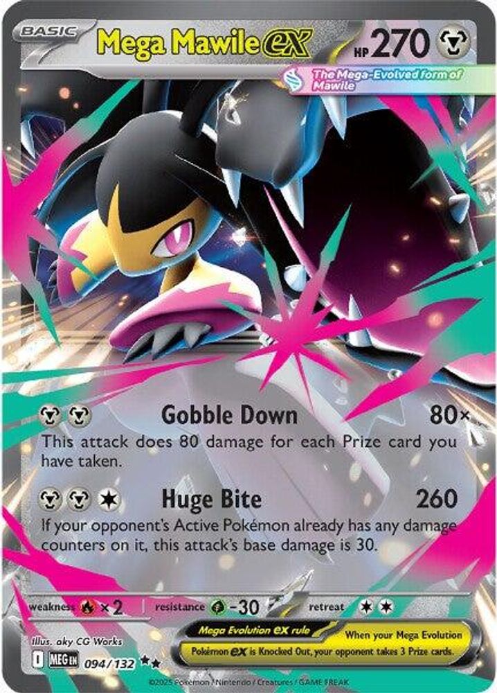Mega Mawile ex - 094/132 094/132 - ME01: Mega Evolution