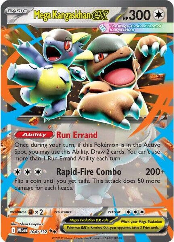 Mega Kangaskhan ex - 104/132 104/132 - ME01: Mega Evolution