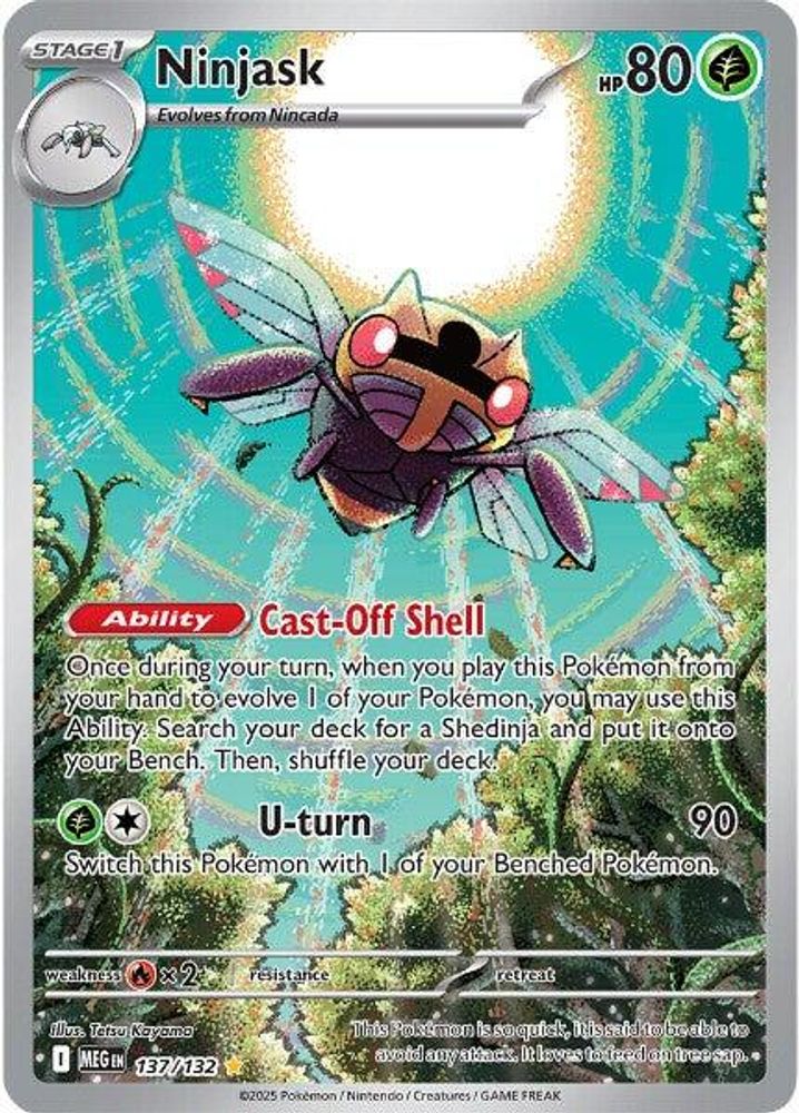 Ninjask - 137/132 137/132 - ME01: Mega Evolution