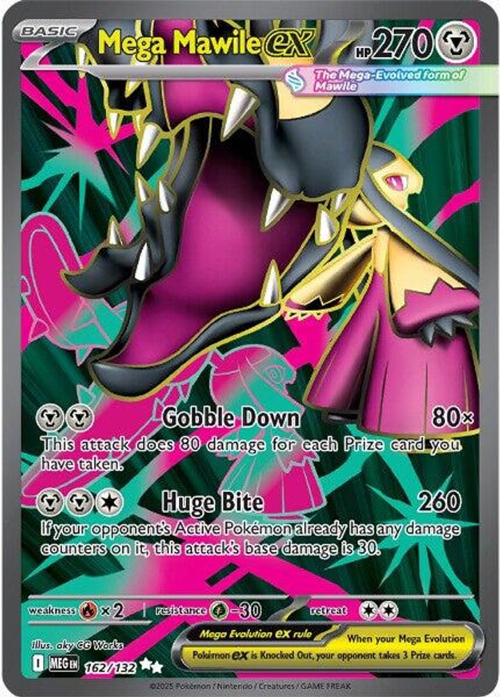 Mega Mawile ex - 162/132 162/132 - ME01: Mega Evolution