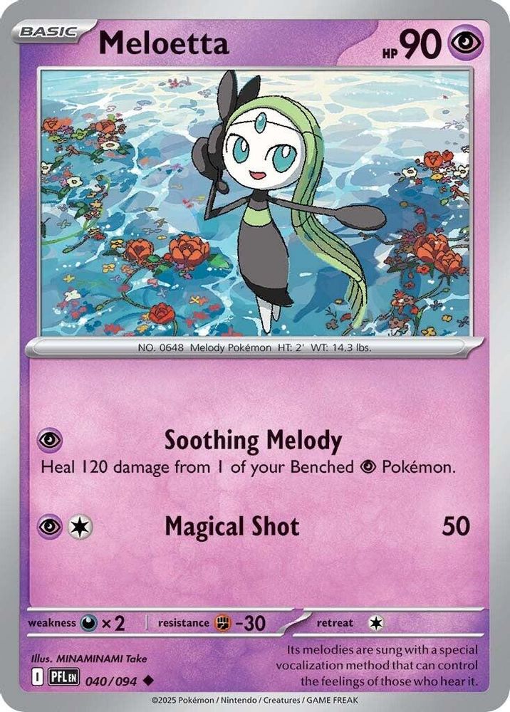 Meloetta 040/094 - ME02: Phantasmal Flames