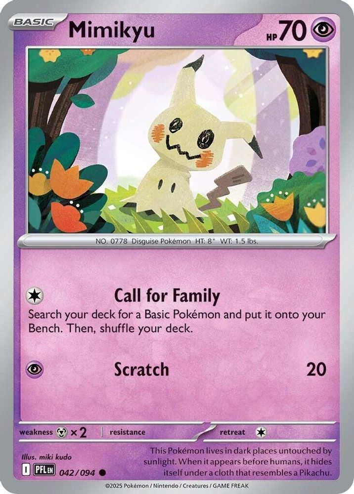 Mimikyu 042/094 - ME02: Phantasmal Flames