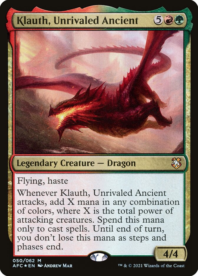 Klauth, Unrivaled Ancient - AFC #50 - Foil
