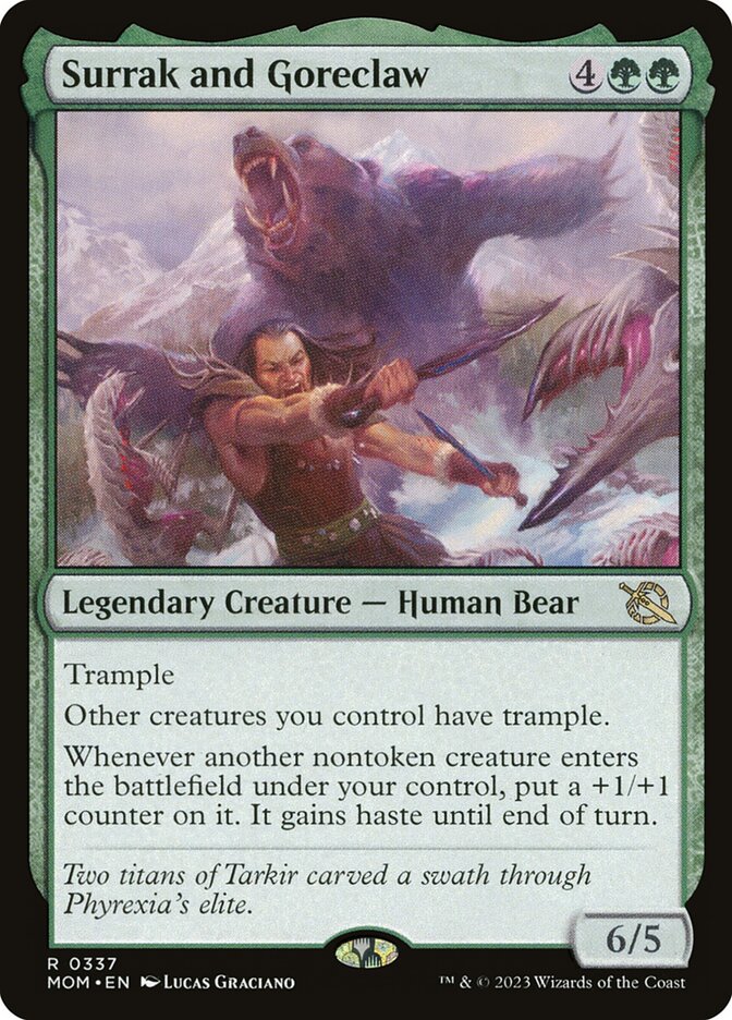 Surrak and Goreclaw - MOM #337