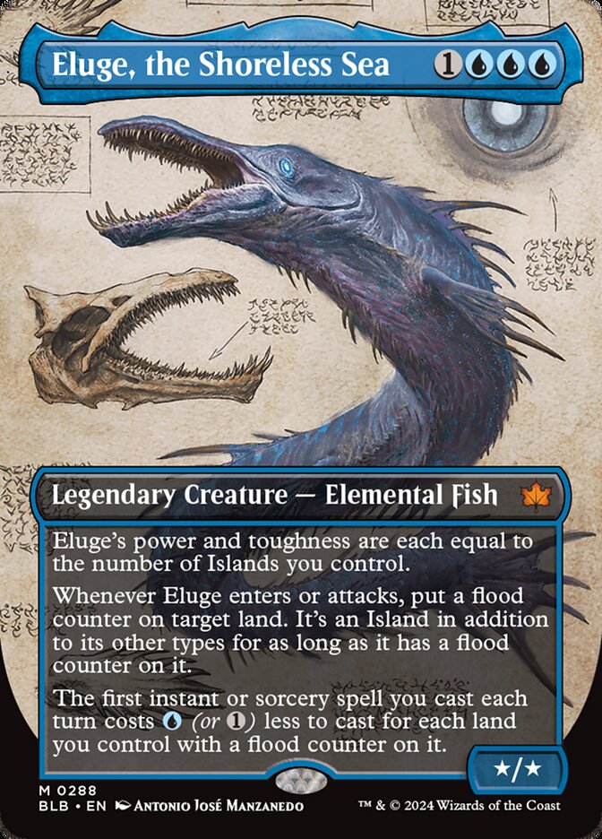 Eluge, the Shoreless Sea - BLB #288 - Foil
