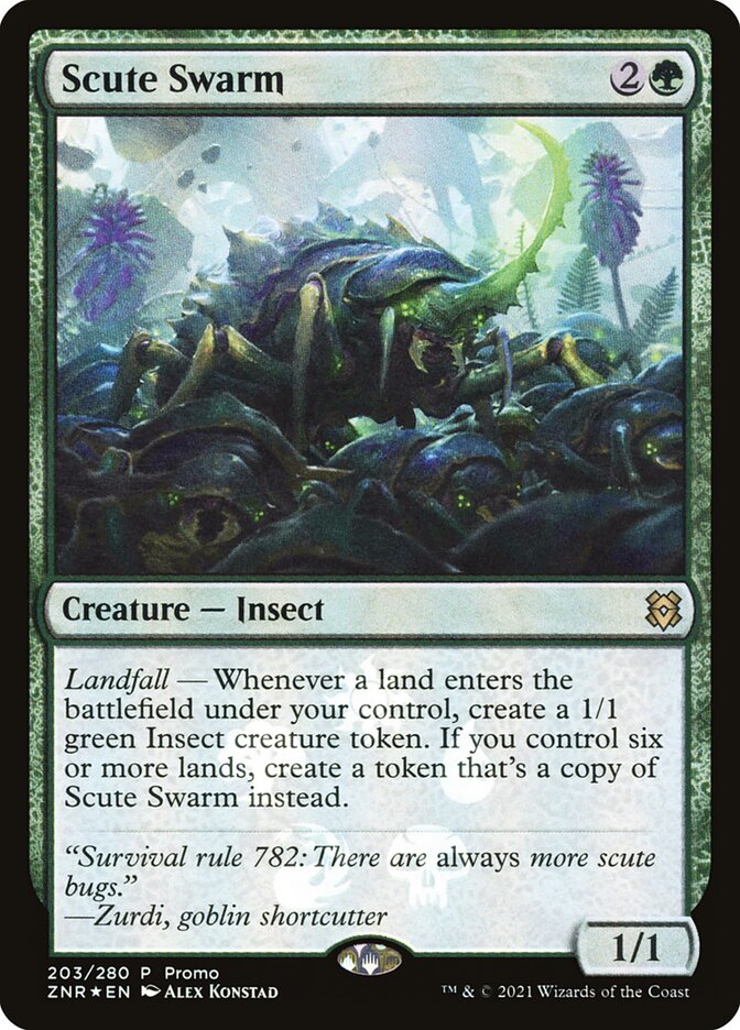 Scute Swarm - PZNR #203★ - Foil